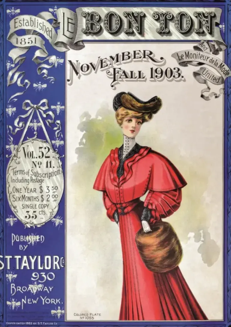Piatnik: Bon Ton Magazine Cover 1903 (1000)