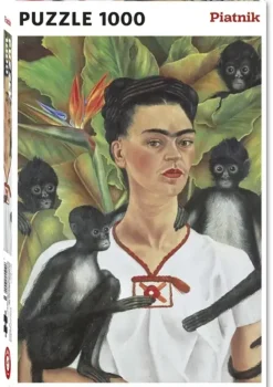 Piatnik: Frida Kahlo - Self Portrait with Monkeys (1000)