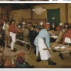 Piatnik: Pieter Bruegel the Elder - Peasant Wedding, ca 1568 (1000)