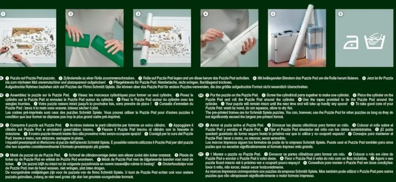 Pusselmatta: Puzzle Pad 500-6000 bitar (Schmidt)