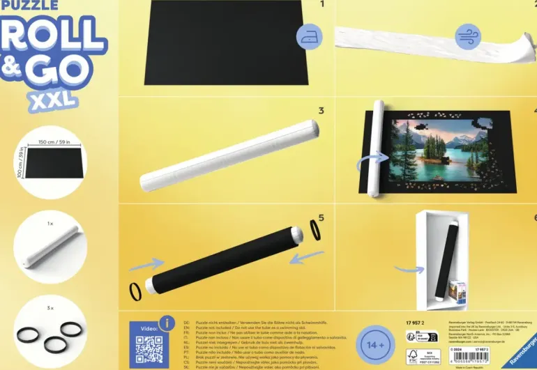 Pusselmatta Roll & Go XXL 1000 - 3000 bitar (Ravensburger)