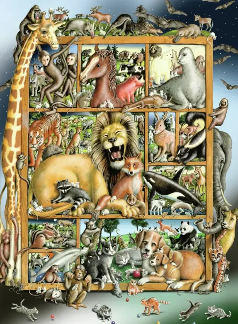Ravensburger: Animal Menagerie (100)
