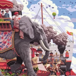 Ravensburger: Art & Soul - Around the World in 80 Days (750)