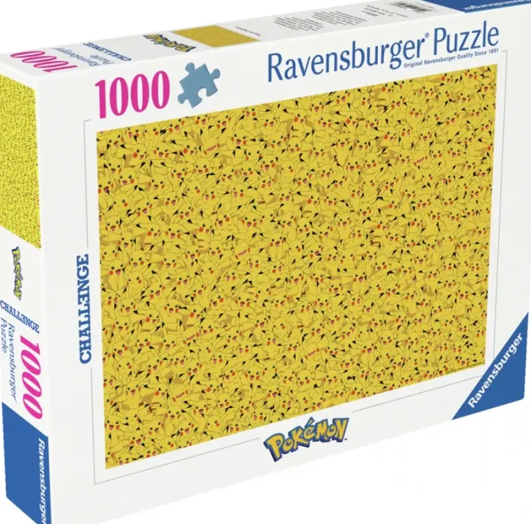 Ravensburger: Challenge - Pokemon, Pikachu (1000)