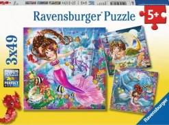 Ravensburger: Charming Mermaids (3 x 49)