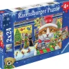 Ravensburger: Christmas Kitties (2 x 24)