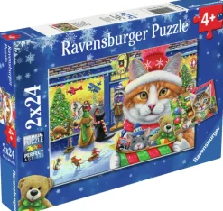 Ravensburger: Christmas Kitties (2 x 24)