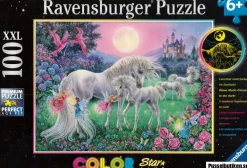 Ravensburger: Color Star Line - Unicorns in the Moonlight (100)