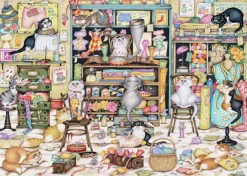 Ravensburger: Crazy Cats - Mrs Hardwick's Haberdashery (1000)