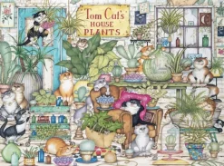 Ravensburger: Crazy Cats - Tom Cat's House Plants (500)