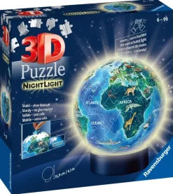 Ravensburger: 3D - Childrens Globe Nightlight, Earth by Night (74)