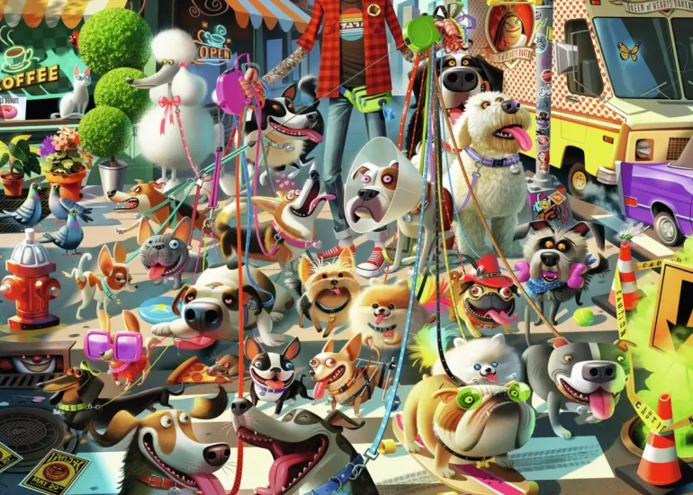 Ravensburger: Dean Macadam - The Dog Walker (1000)