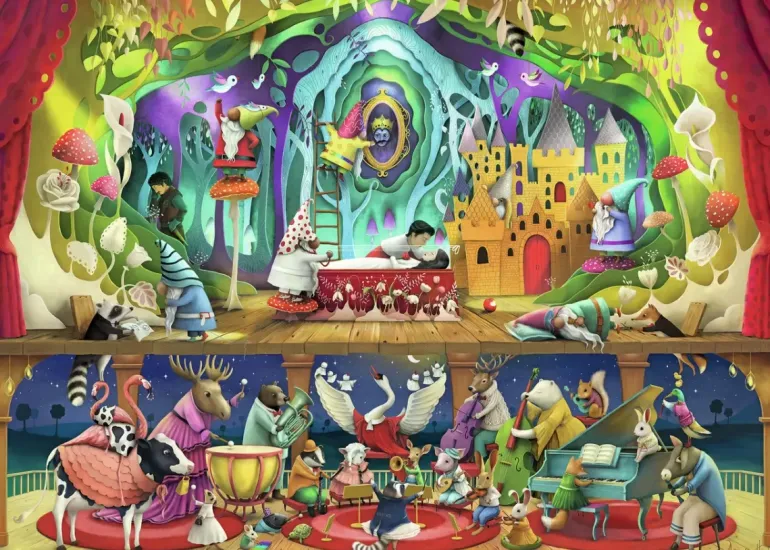 Ravensburger: Demelsa - Snow White and the 7 Gnomes (1000)