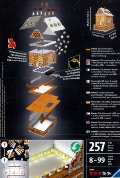 Ravensburger: 3D - Ginger Bread House - Night Edition (257)