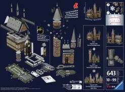 Ravensburger: 3D - Harry Potter, Hogwarts Castle - The Great Hall, Night Edition (643)