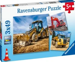 Ravensburger: Digger at Work! (3 x 49)
