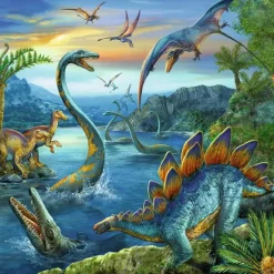 Ravensburger: Dinosaur Facination (3 x 49)