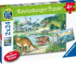 Ravensburger: Dinosaurs of Land and Sea (2 x 24)