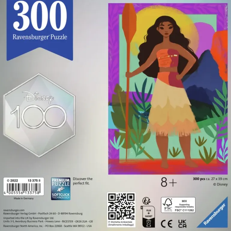 Ravensburger: Disney - 100 Anniversary, Moana/Vaiana (300)