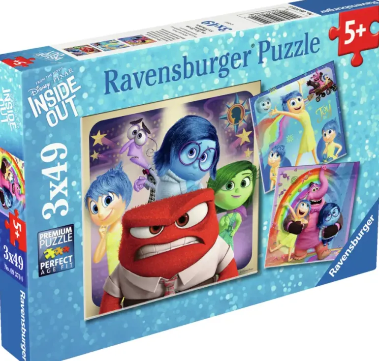 Ravensburger: Disney - Inside Out, Emotional Adventure (3 x 49)