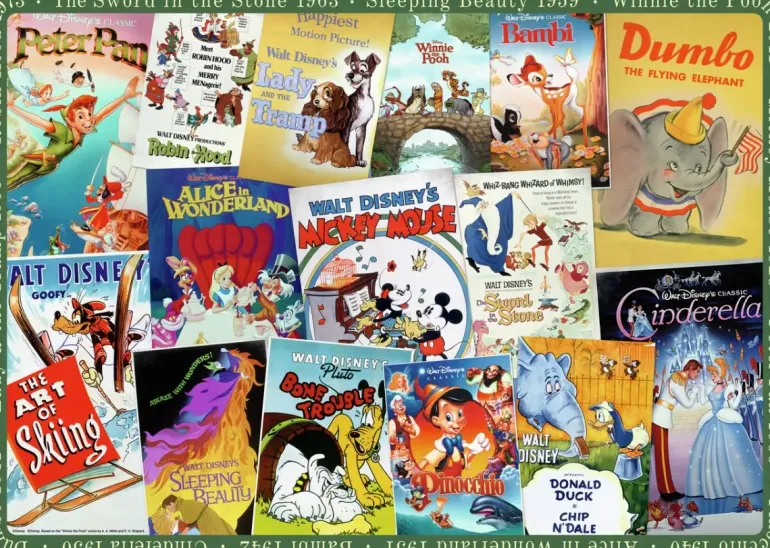 Ravensburger: Disney - Vintage Movie Posters (1000)