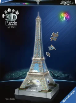 Ravensburger: 3D - Tour Eiffel, Led Light Edition (243)