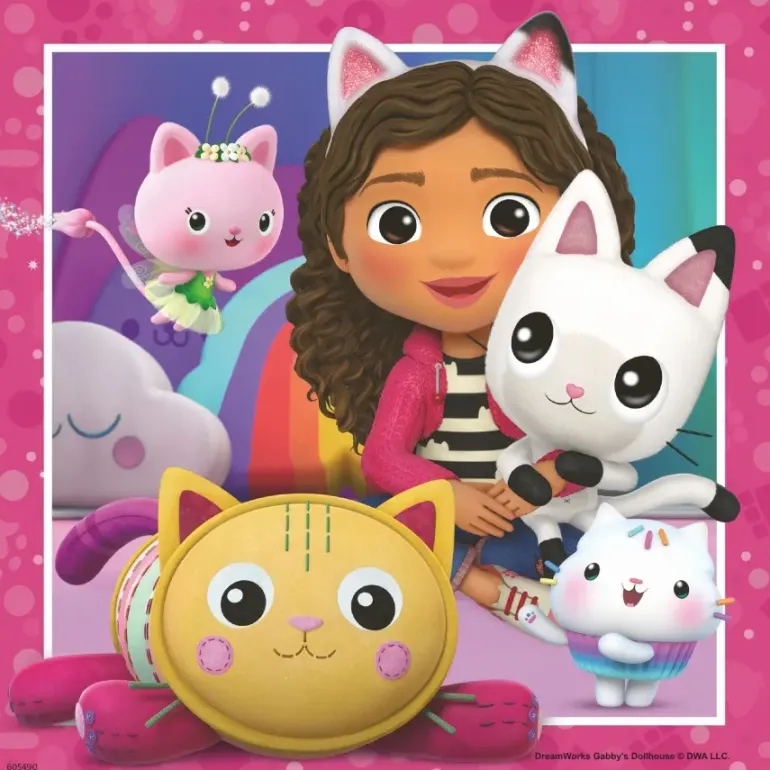 Ravensburger: Gabby's Dollhouse - It's Meow Time (3 x 49)