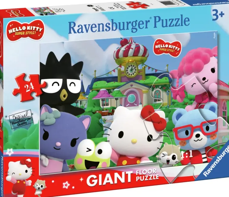 Ravensburger: Golvpussel - Hello Kitty, Fun in Cherry Town (24)