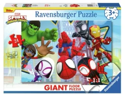Ravensburger: Golvpussel - Spidey Amazing Friends, An Amazing Team (24)