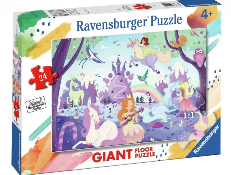 Ravensburger: Golvpussel - The Magical World of Unicorns (24)