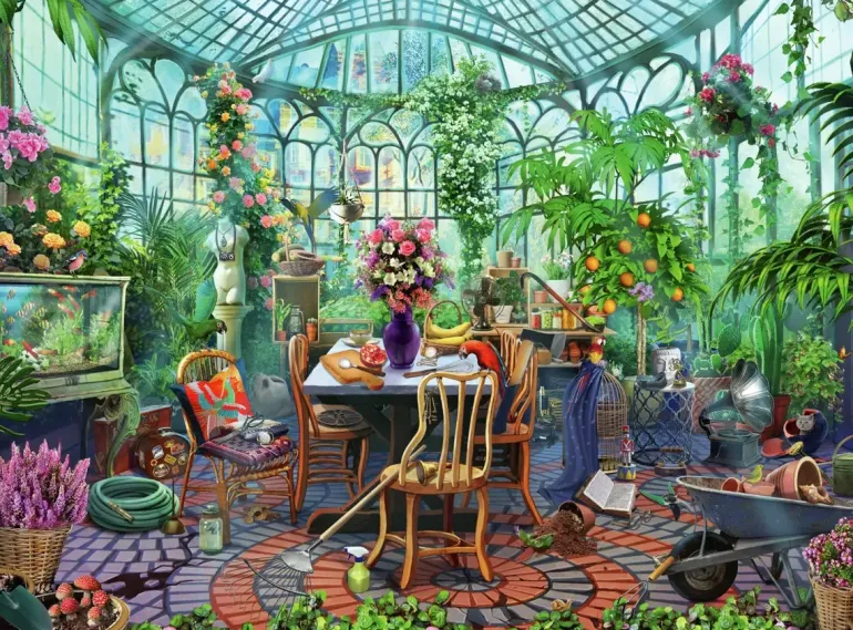Ravensburger: Greenhouse Morning (500)