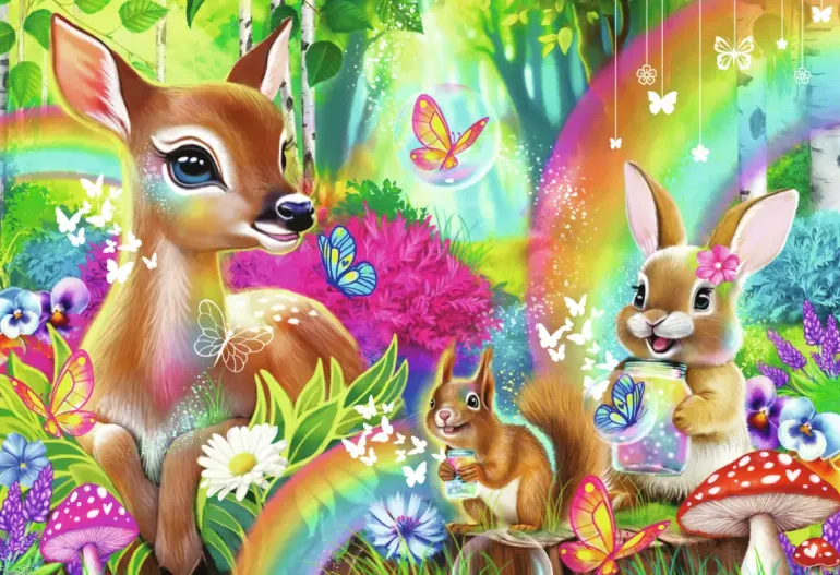 Ravensburger: Lovable Woodland Friends (2 x 24)