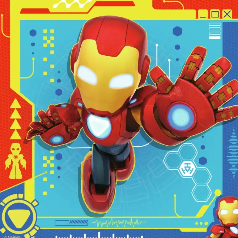 Ravensburger: Marvel - Iron Man, Awsome Friends (3 x 49)