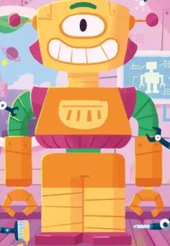 Ravensburger: Mix & Match - Build Your Robots! (3 x 24)