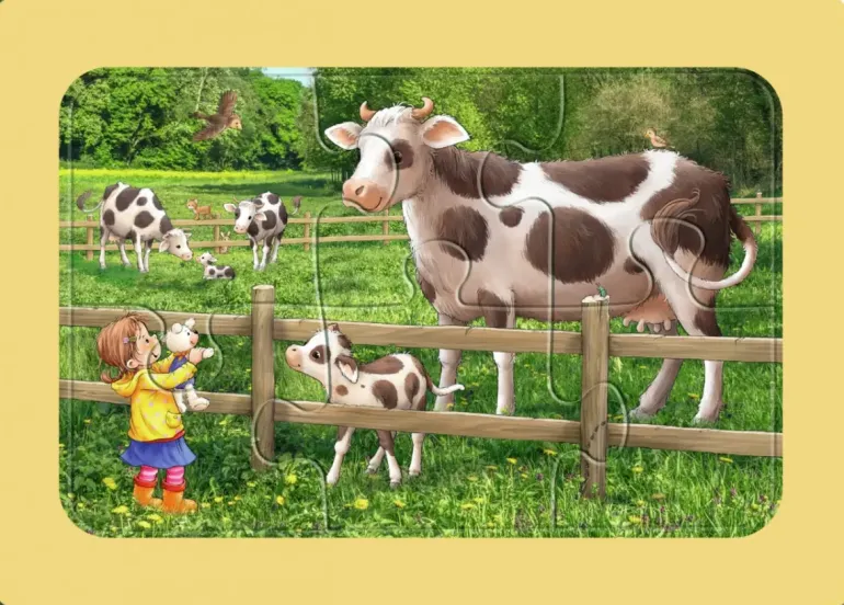 Ravensburger: My First Color Puzzles - Lotta on the Farm (3 x 6)