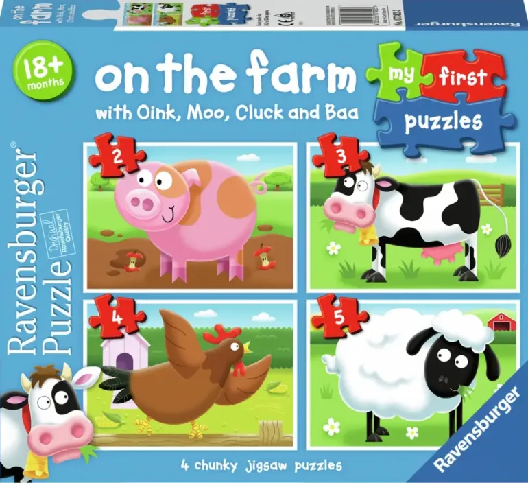 Ravensburger: On the Farm (2, 3, 4, 5)