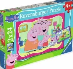 Ravensburger: Peppa Pig (Greta Gris) - New Adventures! (2 x 24)