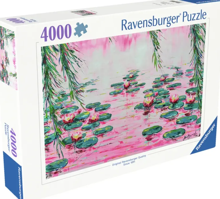 Ravensburger: Pink Water Lilies (4000)