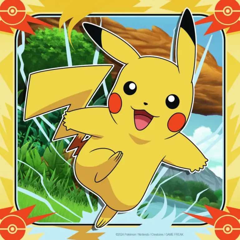 Ravensburger: Pokemon - Pikachu, Charizard and Eevee! (3 x 49)