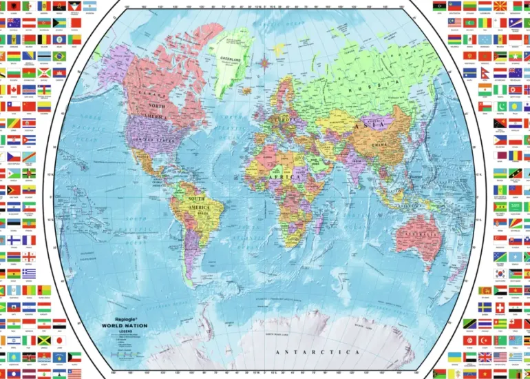 Ravensburger: Political World Map (1000)