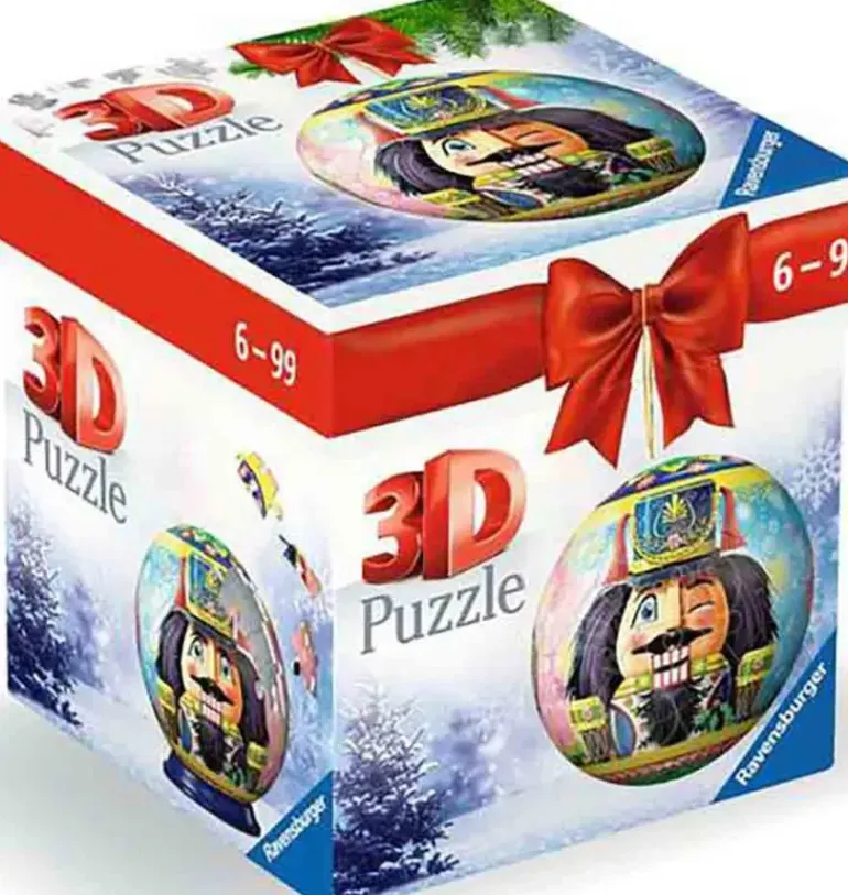 Ravensburger: Puzzle Ball - Holiday Nutcracker, Blue Hat (55)