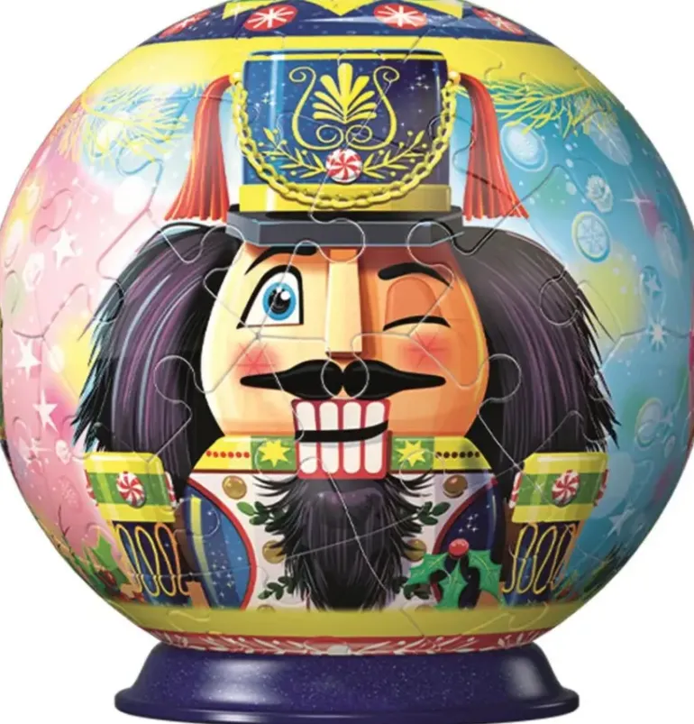 Ravensburger: Puzzle Ball - Holiday Nutcracker, Blue Hat (55)