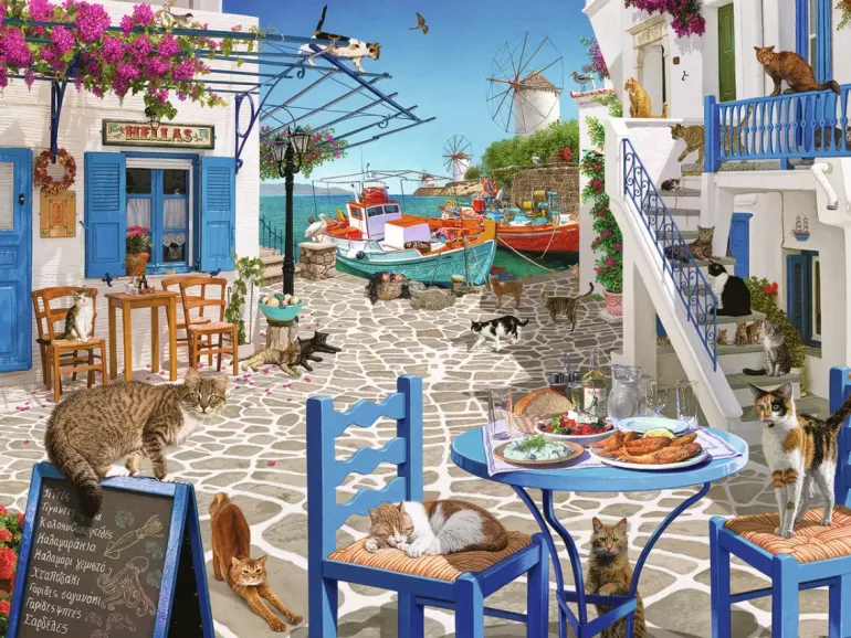 Ravensburger: Steve Read - Cats of Mykonos (1500)