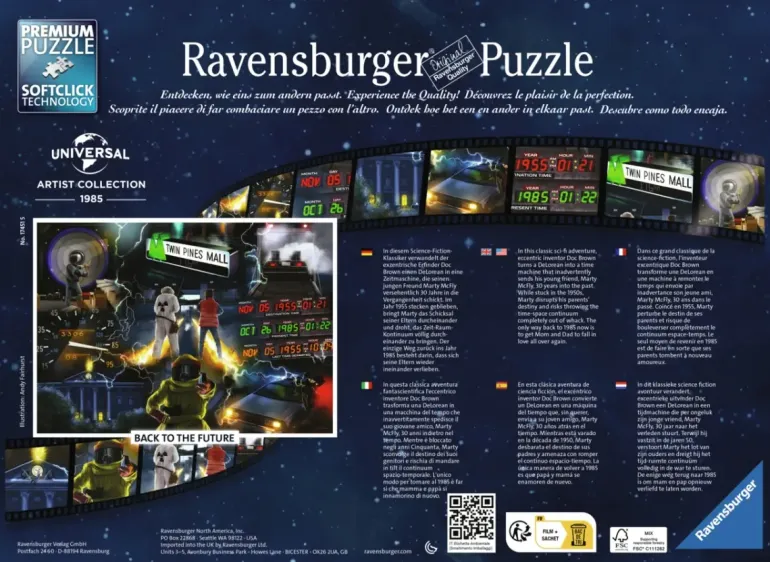 Ravensburger: Universal Studios - Back to the Future (1000)