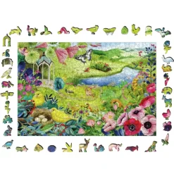 Ravensburger: Wooden Träpussel - Nature Garden (500)