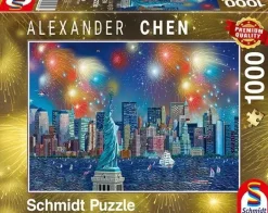 Schmidt: Alexander Chen - Statue of Liberty with Fireworks (1000)
