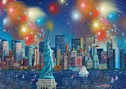 Schmidt: Alexander Chen - Statue of Liberty with Fireworks (1000)