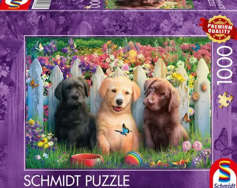 Schmidt: Cute Puppies Scene (1000)