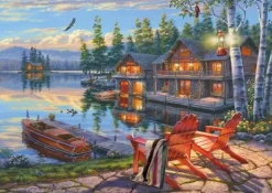 Schmidt: Darrell Bush - The Banks of Loon Lake, New York (1000)