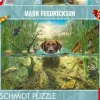 Schmidt: Mark Fredrickson - A Chocolate Labrador Takes a Cool Dip (1000)